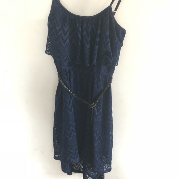 AUW Dresses & Skirts - AUW blue boho dress size M